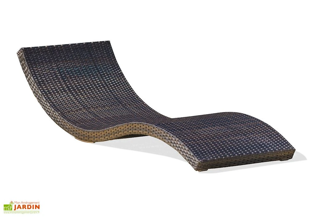 Bain De Soleil En Aluminium Et Résine Tressée Cancun (2 Coloris) 5 Bain De Soleil En Aluminium Et Résine Tressée Cancun (2 Coloris) – Image 5