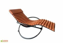 Bain De Soleil Design En Aluminium Swing Luxe 74 X 166 Cm -Pas Cher Salon Mobilier Magasin bain soleil design aluminium swing luxe terra cotta