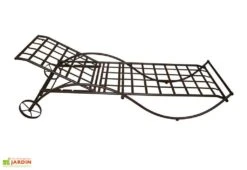 Bain De Soleil En Métal Mosaïque 190 X 66 Cm -Pas Cher Salon Mobilier Magasin bain soleil metal mosaique 190 66 cm 2