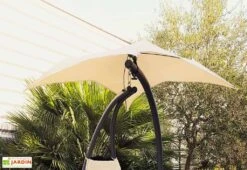 Balancelle Celest Acier Ombrelle Orientable -Pas Cher Salon Mobilier Magasin balancelle acier hamac suspendu celest 2