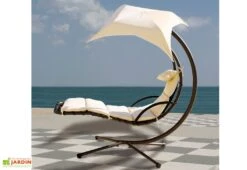 Balancelle Celest Acier Ombrelle Orientable -Pas Cher Salon Mobilier Magasin balancelles celest