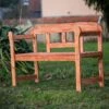 Banc De Jardin Bois 2 Places 125 Cm Emma