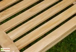 Banc De Jardin En Bois De Teck 120 Cm – Deux Places -Pas Cher Salon Mobilier Magasin banc jardin teck 2