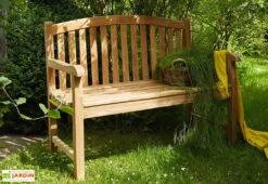 Banc De Jardin En Bois De Teck 120 Cm – Deux Places -Pas Cher Salon Mobilier Magasin banc jardin teck 4