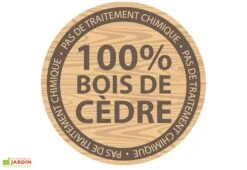 Axi Table De Pique-Nique Avec Bancs (70x80x45cm) -Pas Cher Salon Mobilier Magasin bois cedre pragma 6