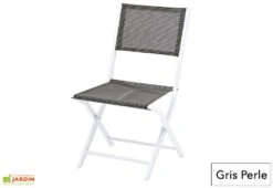 Chaises Pliantes En Aluminium Modulo (Lot De 2) -Pas Cher Salon Mobilier Magasin chaise jardin aluminium pliante coloree salon jardin
