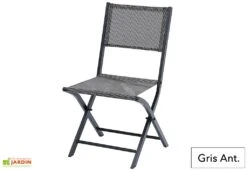 Chaises Pliantes En Aluminium Modulo (Lot De 2) -Pas Cher Salon Mobilier Magasin chaise jardin aluminium pliante coloree salon jardin 4