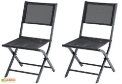 Chaises Pliantes En Aluminium Modulo (Lot De 2)