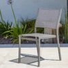 Chaise De Jardin Empilable En Aluminium Et Textilène Stockholm