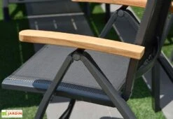 Chaise De Jardin Pliante En Aluminium Et Polyester Angela Deluxe 7 Chaise De Jardin Pliante En Aluminium Et Polyester Angela Deluxe -Pas Cher Salon Mobilier Magasin chaise jardin pliante aluminium polyester angela deluxe 2