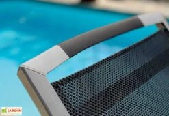 Chaise De Jardin Alu Pliable 6 Positions Trento Gris Graphite (lot De 6) 5 Chaise De Jardin Alu Pliable 6 Positions Trento Gris Graphite (lot De 6) -Pas Cher Salon Mobilier Magasin chaise trento noire 2