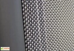 Rocking Chair D’Extérieur En Aluminium Et Textilène Honfleur -Pas Cher Salon Mobilier Magasin dossier resine tressee ricking chair exterieur