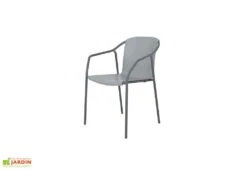 Fauteuil De Jardin Empilable En Aluminium Laqué – Rod