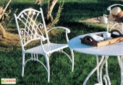 Fauteuil De Jardin En Aluminium Puerto -Pas Cher Salon Mobilier Magasin fauteuil jardin aluminium puerto 1