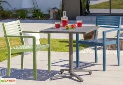 Fauteuil De Jardin Empilable En Aluminium Gaston (4 Coloris) 9 Fauteuil De Jardin Empilable En Aluminium Gaston (4 Coloris) -Pas Cher Salon Mobilier Magasin fauteuil jardin empilable aluminium gaston 4 coloris 4