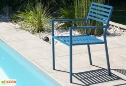 Fauteuil De Jardin Empilable En Aluminium Gaston (4 Coloris) 10 Fauteuil De Jardin Empilable En Aluminium Gaston (4 Coloris) -Pas Cher Salon Mobilier Magasin fauteuil jardin gaston 3