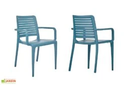 Fauteuil De Jardin Empilable En Polypropylène Renforcé – Park -Pas Cher Salon Mobilier Magasin fauteuil polypropyle ne empilable 03
