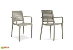 Fauteuil De Jardin Empilable En Polypropylène Renforcé – Park -Pas Cher Salon Mobilier Magasin fauteuil polypropyle ne empilable 05