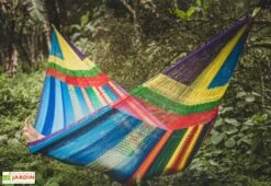 Hamac Double En Nylon Fait Main 2,20 X 2,30 M – Queen Maya XXL