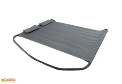 Lit Bain De Soleil 2 Places En Aluminium Et Polyester Monaco