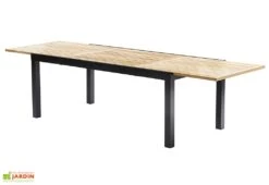 Salon De Jardin Bali : Table Extensible + 8 Fauteuils + 4 Chaises -Pas Cher Salon Mobilier Magasin salon de jardin table 12 personnes ouverte aluminium bois