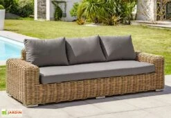 Salon De Jardin 6 Places En Aluminium Et Résine Tressée Bora Bora -Pas Cher Salon Mobilier Magasin salon jardin 6 places aluminium resine tressee bora bora 3