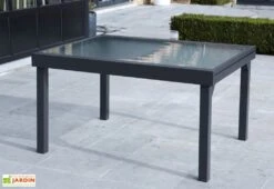 Salon De Jardin Modulo : Table Extensible + 10 Fauteuils Gris 6 Salon De Jardin Modulo : Table Extensible + 10 Fauteuils Gris -Pas Cher Salon Mobilier Magasin salon jardin aluminium modulo610 gris 1