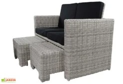 Salon De Jardin En Aluminium Et Résine Tressée Oceane Lunch – 8 Places -Pas Cher Salon Mobilier Magasin salon jardin aluminium resine tressee 8 places oceane lunch 1