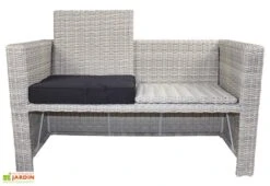 Salon De Jardin En Aluminium Et Résine Tressée Oceane Lunch – 8 Places -Pas Cher Salon Mobilier Magasin salon jardin aluminium resine tressee 8 places oceane lunch 2