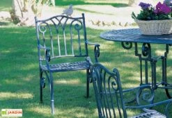 Salon De Jardin En Aluminium Sahara : 1 Table + 4 Fauteuils -Pas Cher Salon Mobilier Magasin salon jardin aluminium sahara 2