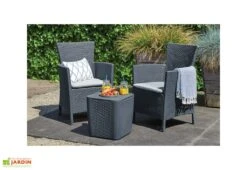 Keter Salon De Jardin En Résine Tressée 2 Places - Iowa