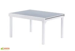 Salon De Jardin Modulo : Table Extensible + 10 Fauteuils -Pas Cher Salon Mobilier Magasin salon jardin modulo wilsa table extensible 10 fauteuils aluminium verre