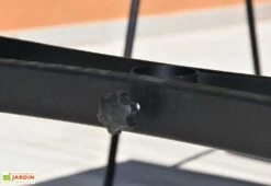 Ensemble Repas De Jardin 6 Personnes En Métal Et Mosaïque Zelie -Pas Cher Salon Mobilier Magasin support parasol table jardin givex