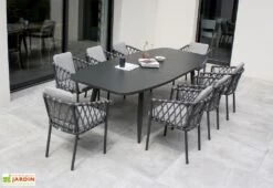 Table De Jardin Extensible En Aluminium Pilat 200/260 Cm