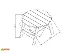 Axi Table Pour Enfant En Bois De Hemlock + Tabourets -Pas Cher Salon Mobilier Magasin table enfant bois hemlock tabourets 3