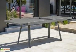 Pas Cher Salon Mobilier Magasin 21 Table De Jardin Extensible En Aluminium Stockholm 150/225 Cm