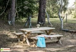 Pas Cher Salon Mobilier Magasin 25 Table De Pique-nique En Bois Autoclave 177 Cm – Riga