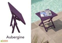 Table Basse De Jardin Pliante En Aluminium 43 Cm (pls Coloris) -Pas Cher Salon Mobilier Magasin table jardin basse pliante aluminium 43cm marius 5couleurs