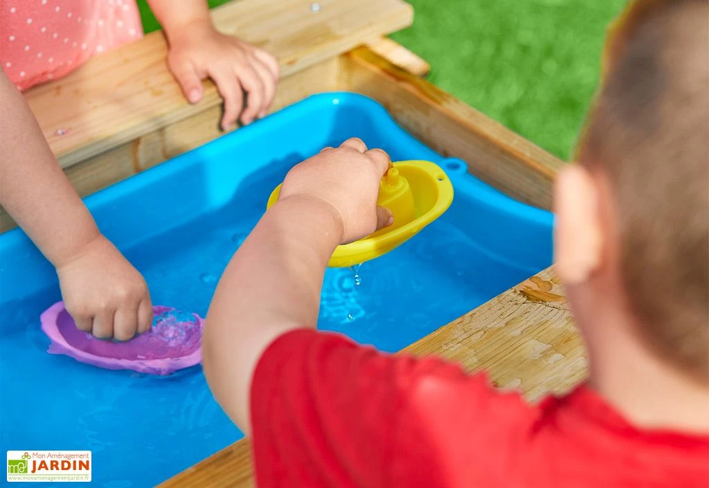 Table De Pique-nique En Bois Pour Enfant Avec Bac à Sable – Early Fun 4 Table De Pique-nique En Bois Pour Enfant Avec Bac à Sable – Early Fun – Image 4