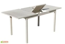 Hevea Table De Jardin Extensible En Aluminium Blanc Sarana