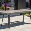 Table De Jardin Extensible Aluminium Et Céramique Stockholm 200/300 Cm