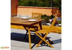 Table De Jardin Extensible En Bois De Teck Massif Tahiti 180/240 Cm -Pas Cher Salon Mobilier Magasin table jardin extensible bois teck massif tahiti 180 240 cm