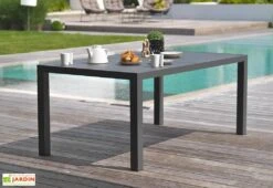 Table De Jardin Miami En Aluminium Gris Anthracite – 160 X 90 Cm 8 Table De Jardin Miami En Aluminium Gris Anthracite – 160 X 90 Cm -Pas Cher Salon Mobilier Magasin table jardin miami aluminium gris anthracite 160cm