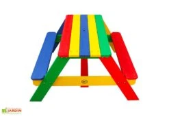 Axi Table De Pique-Nique Pour Enfant En Bois De Hemlock Nick + Parasol -Pas Cher Salon Mobilier Magasin table pique nique enfant bois hemlock nick parasol 3