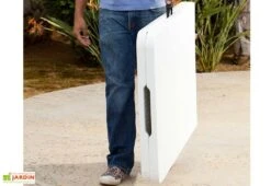 Lifetime Lot De 10 Tables Pliantes En Acier Et PEHD - 244 X 76 Cm -Pas Cher Salon Mobilier Magasin table pliee jardin pique nique