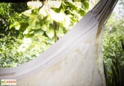 Hamac Double En Tissu Fait Main 1,80 X 2,40 M - Bogota XXL -Pas Cher Salon Mobilier Magasin toile hamac tissu blanc bogota xxl